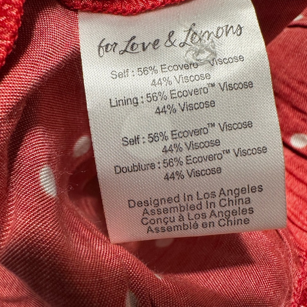 For Love And Lemons Red Ruched Sweetheart Mini Dress - Picture 12 of 15